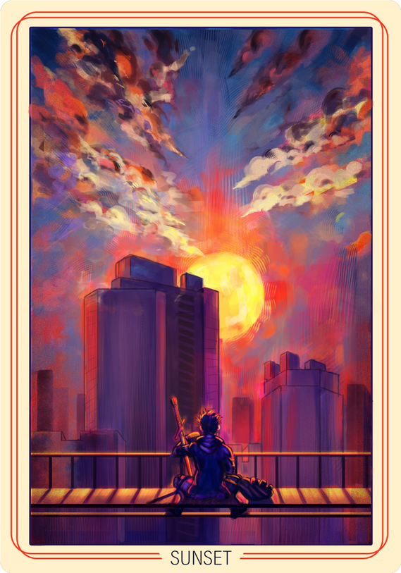 front and back side for a Wanderlust theme keychain