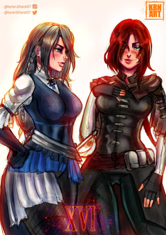 FFXVI Jill and Tarja fanart