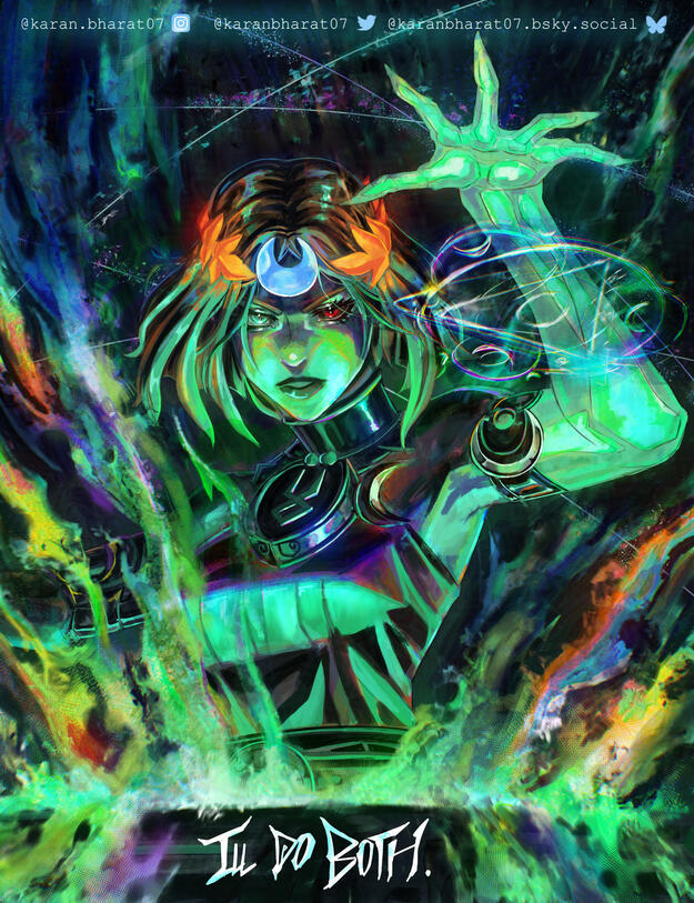 I'll Do Both - Melinoe fanart, Hades 2