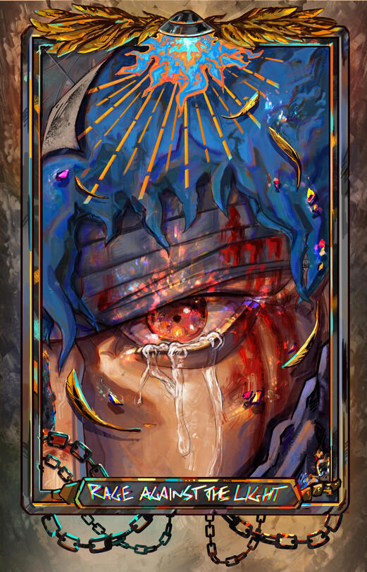 Rage at the Light. Prometheus fanart.